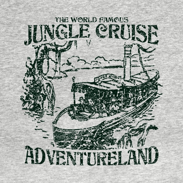 World Famous Jungle Cruise - Adventureland (Dark Green) by Mouse Magic with John and Joie